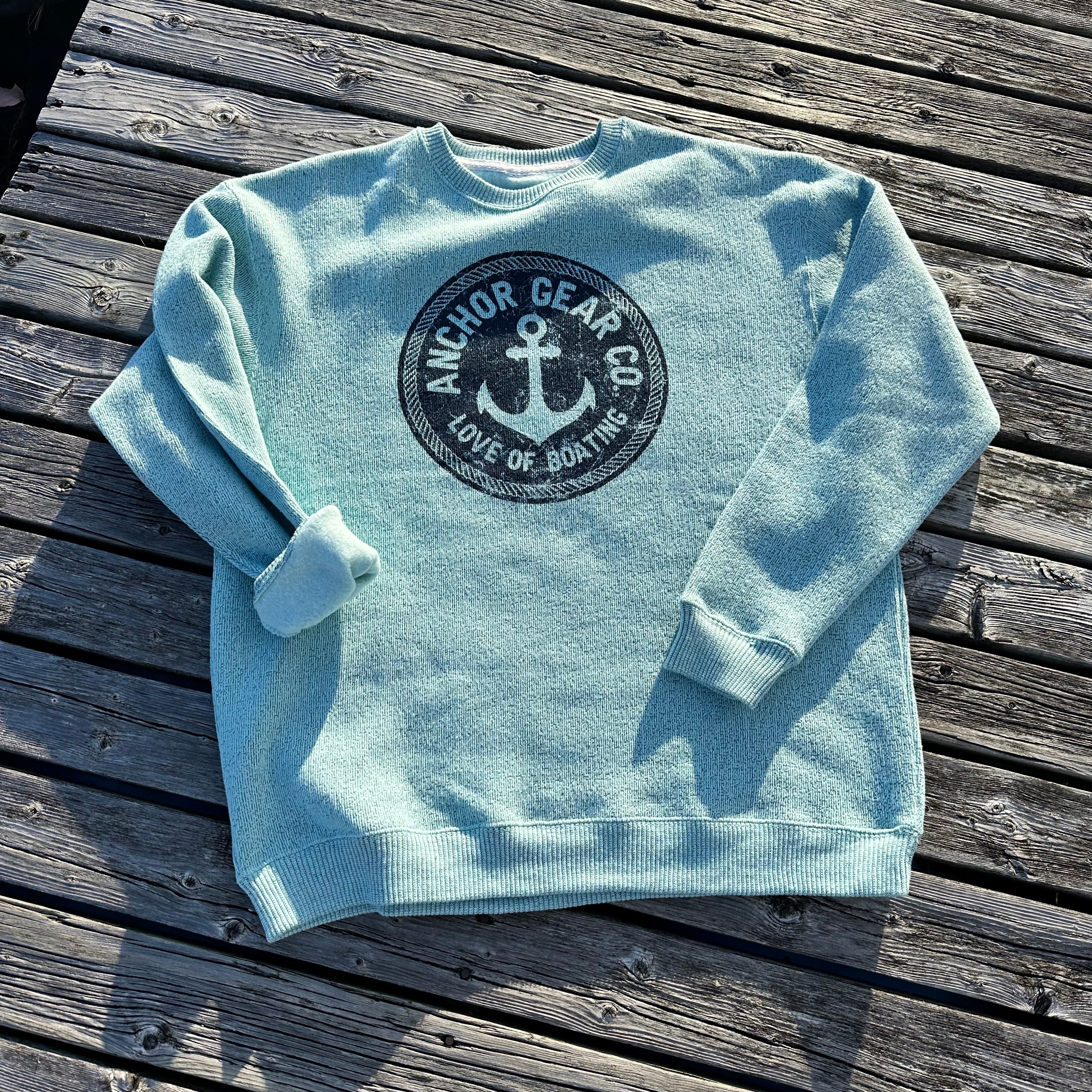 Nantucket Crew Sweatshirt - Vintage Signature Logo