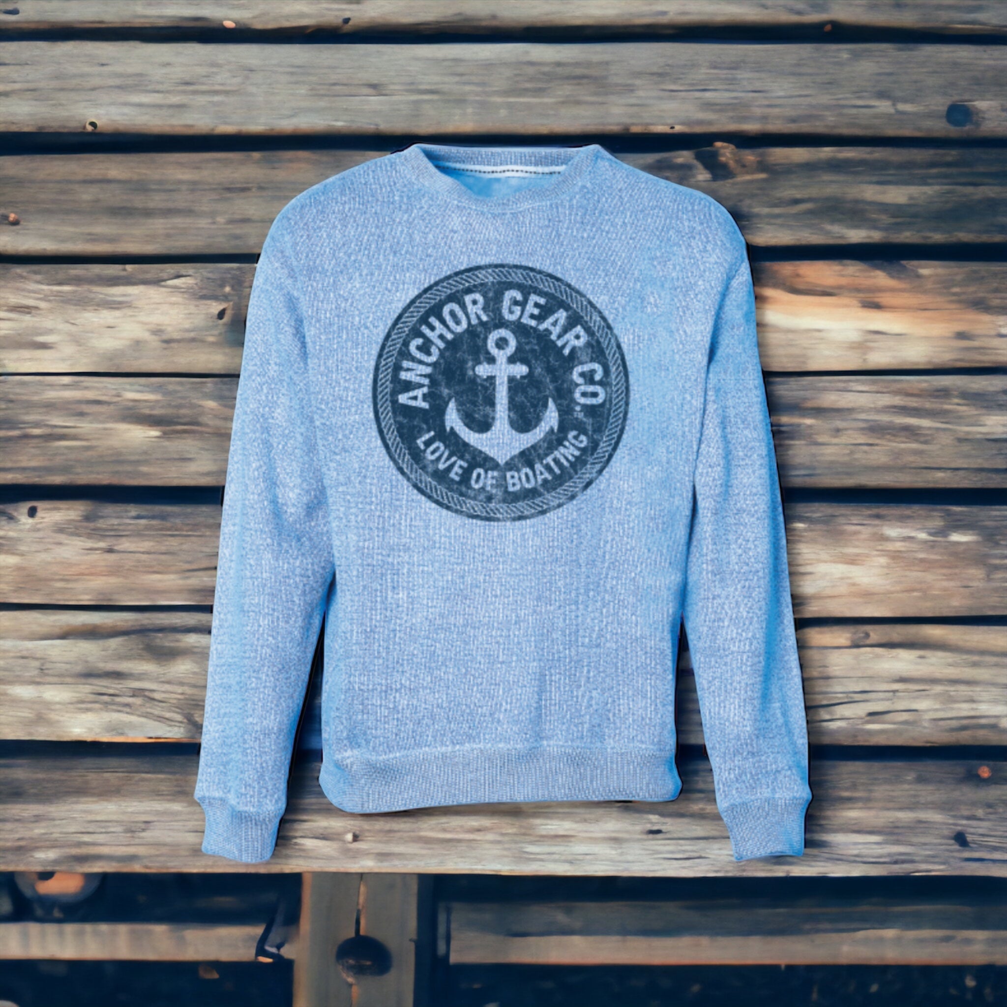 Nantucket Crew Sweatshirt - Vintage Signature Logo